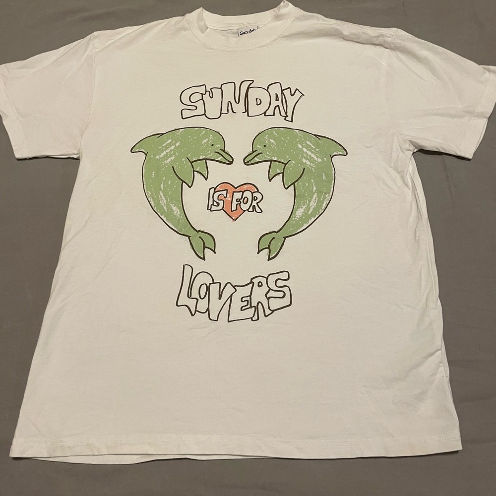 Sunday Best graphic shirt “Sunday is for lovers”, size 2XS